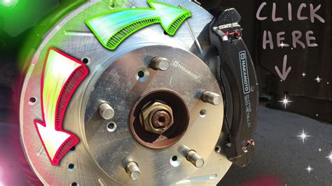 how to install slotted rotors.